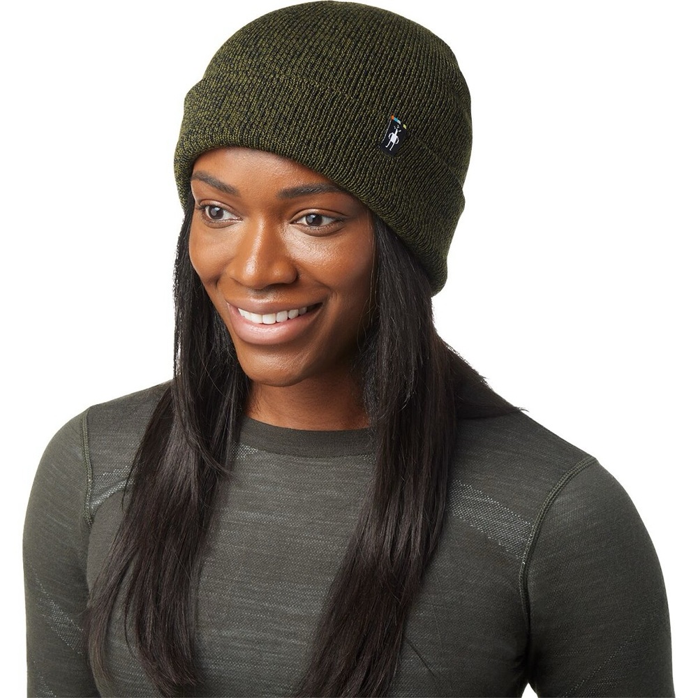 Smartwool Cozy Cabin Hat Beanie Winter Moss One Size Outdoor Hiking Camping Cozy - Picture 6 of 6